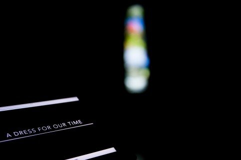 Helen Storey Foundation, ‘A Dress for our Time’ Installation at Dorich House Museum, February 2015. Image by Ezzidin Alwan / Kingston University