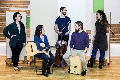 Maria Camahort Quintet. Image courtesy of Guildhall School of Music & Drama